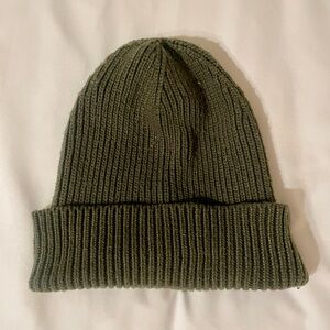 Olive Green Knit Beanie from Old navy